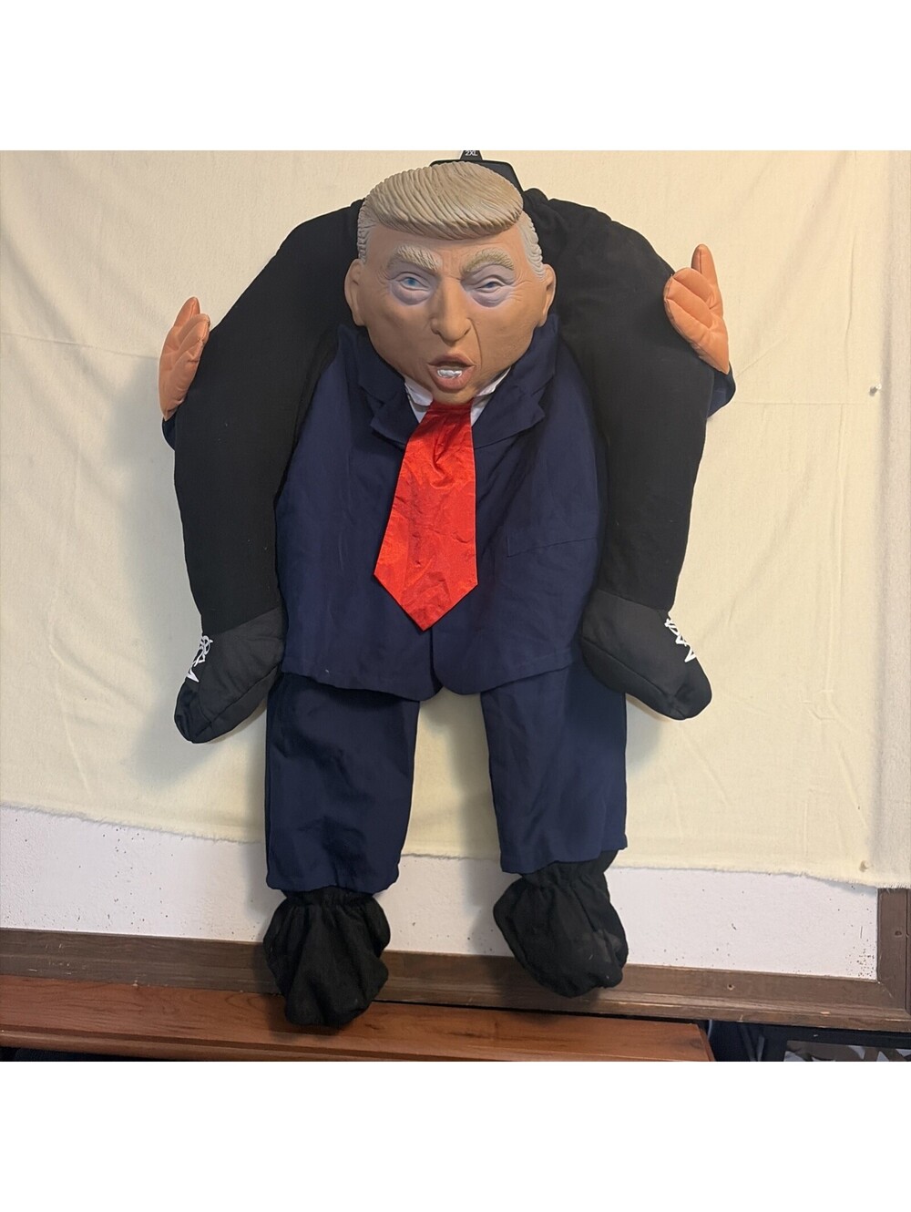 Donald Trump Presidential Piggyback Morph Costume Adult Suit Halloween One Size
